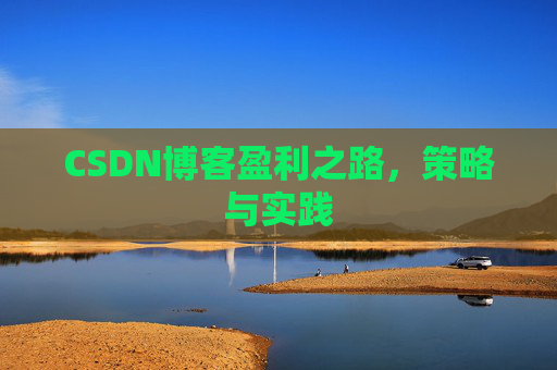 CSDN博客盈利之路，策略与实践